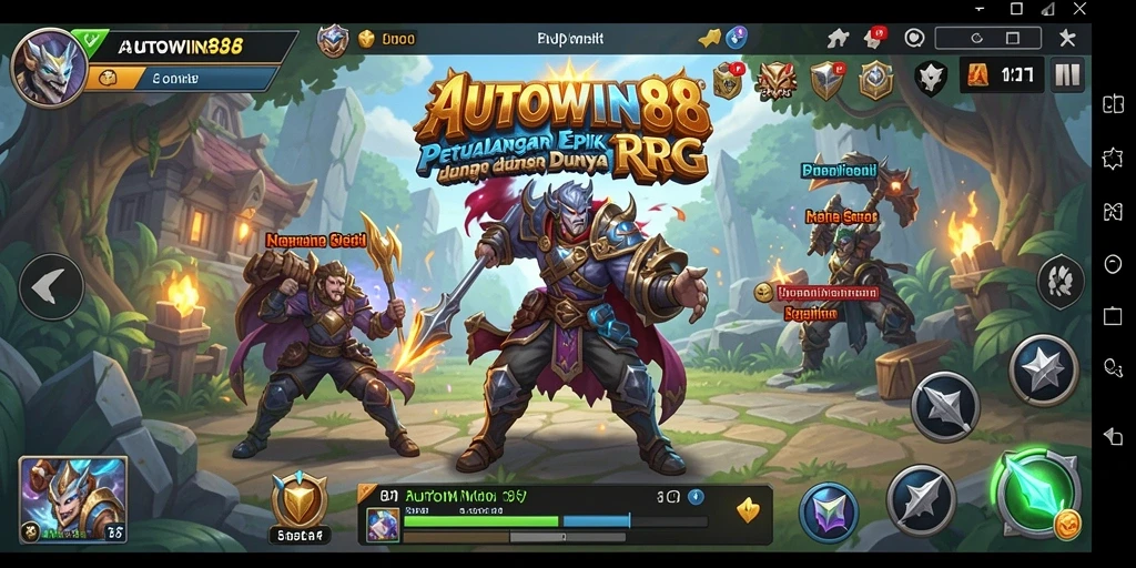 Screenshot gameplay <strong>AUTOWIN88</strong> dengan aksi RPG yang mendebarkan.